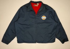 Vintage Big Mac Gulf Oil Fleece Lined Full Zi...