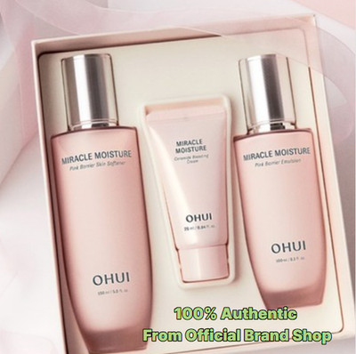 OHUI Miracle Moisture Pink Barrier Skincare 2pcs Special Set K-Beauty NEW
