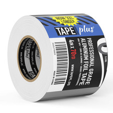Heat-Resistant Aluminum Foil Tape - HVAC Tape Seal - Waterproof Seal for Insulat
