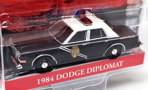 Greenlight 1/64 - Dodge Diplomat Police 1984 Thelma & Louise Model Car-image