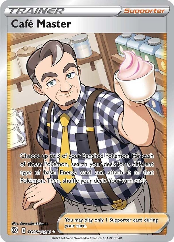 Cafe Master - TG25/TG30 - Pokemon Brilliant Stars Sword Shield Rare Card NM