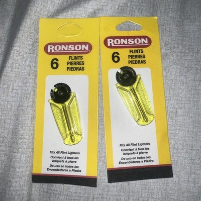Genuine Ronson Replacement Flint 2 Packs of 6 Flints 