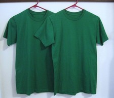 T-shirt lot Boys L or XL fits 16 18 green cotton New w/o tags