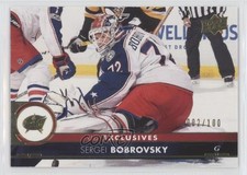 2017-18 Upper Deck Exclusives 2/100 Sergei Bobrovsky #54 01qm
