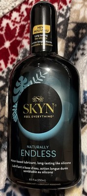 8.5 oz Naturally Endless Water-Based Lube - Perfect for Latex & Non-Latex Use