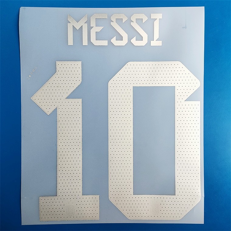 Argentina 2022 Lionel Messi Player Size Soccer Shirt Nameset Name Number ID