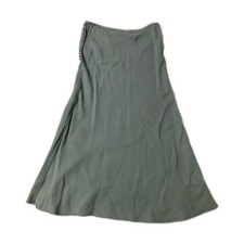 Christian Dior John Galliano 2001 Sage Green Flare Skirt Archival Rare FR 38