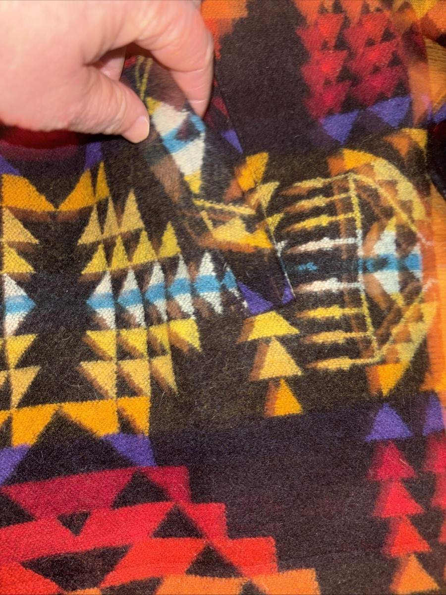 Vtg PENDLETON Chief Joseph Navajo Aztec Men's XL Jacket Coat Vtg PENDLETON Chief Joseph Navajo Aztec Men's XL Jacket Coat