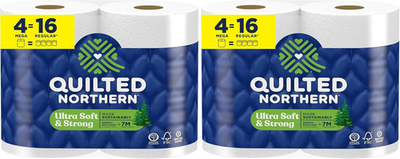 #ad Quilted Northern Ultra Soft amp; Strong Toilet Paper 4 Mega Rolls : 16 Regular Rol $24.46