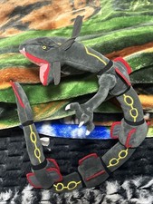 Anime Black Shiny Rayquaza 30" Plush Toy Dragon Stuffed Animal
