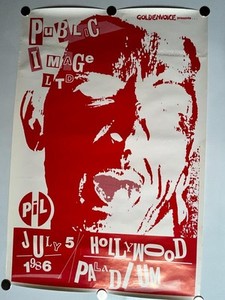 PIL 非売品PR用ポスター Public Image Limited Poster for sale | eBay