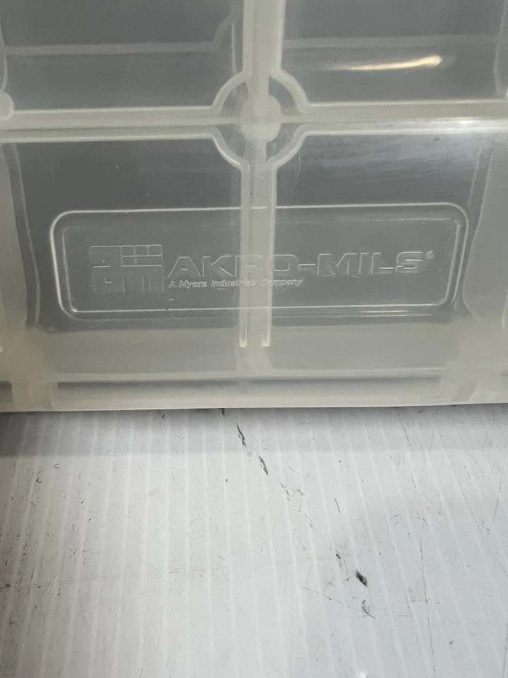 Akro-Mils Portable Organizer PURPLE 11-46 Compartments Model 06-215 *READ* - Image 4 of 4