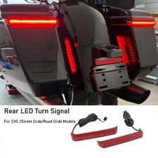 For Harley Street Glide CVO FLHXSE Saddlebag LED Brake Turn Signal Light 2023-25