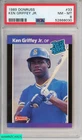 1989 DONRUSS KEN GRIFFEY JR #33 ROOKIE HOF SEATTLE MARINERS RC PSA 8 NM-MT