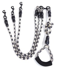 3 Dog Leash - Padded Handle, 360  Swivel Multiple Dog Leash No Tangle, Lead