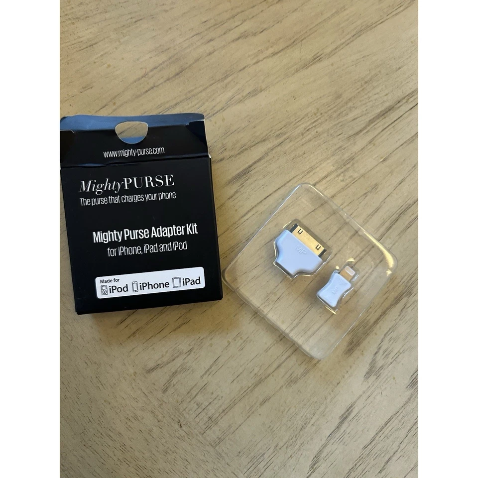 New ipod ipad Purse Adapter Kit iPhone iPod iPad 30 pin Micro USB Mighty purse - Image 2 of 3
