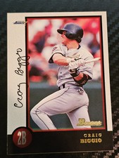 1998 Bowman - #37 Craig Biggio Houston Astros 