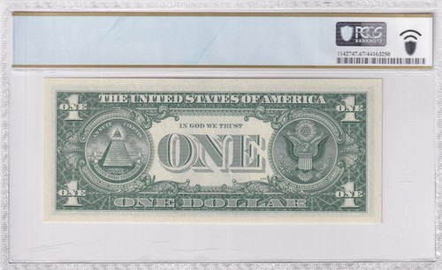 1963 $1 FRN St. Louis FR-1900 H PCGS Superb Gem UNC 67 PPQ Mule - Picture 2 of 2