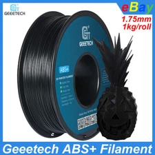 Geeetech ABS+ 3D Printer Filament 1kg 1.75mm Black Durable & Toughness Filament