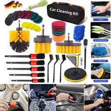 39tlg Auto Reinigung Pinsel Set KFZ Detail Reinigungsbürsten Satz Detailing NEU