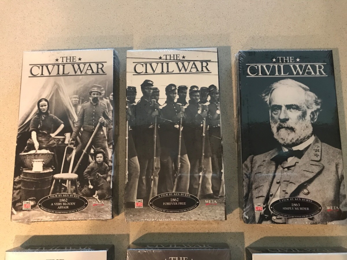 Time Life - The Civil War - Documentary by Ken Burns - VHS 6 Tape