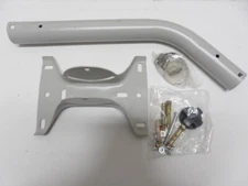 Lot of (2) J Mount Mast Pole Outdoor TV Antenna Sate Dish Extender Base Bracket