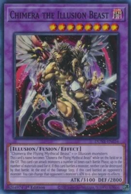 x1 Chimera the Illusion Beast - DUNE-EN034 - Super Rare - 1st Edition Yu-Gi-Oh! 