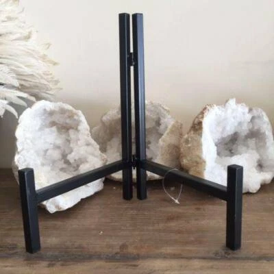 Black Metal Book 47 Plate Stand Display Decorative Accessories