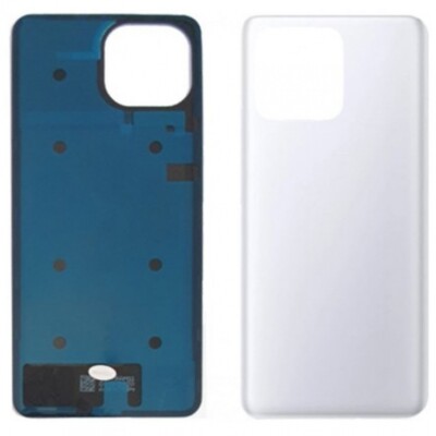 Battery Cover For Xiaomi Mi 11 Lite 5G NE White Snowflake Rear Glass