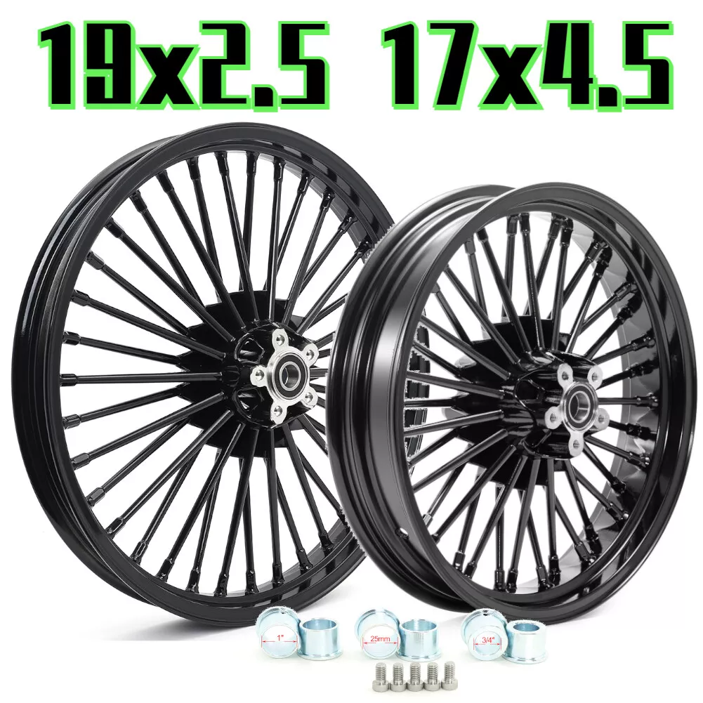 19x2.5 17x4.5 Fat Spoke Wheels for Harley Dyna Street Bob Super