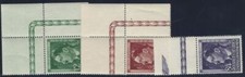 Dt. Bes.-Ausg. Generalgouvernement 1944 ** postfrisch MiNr. 117-119 Oberrand
