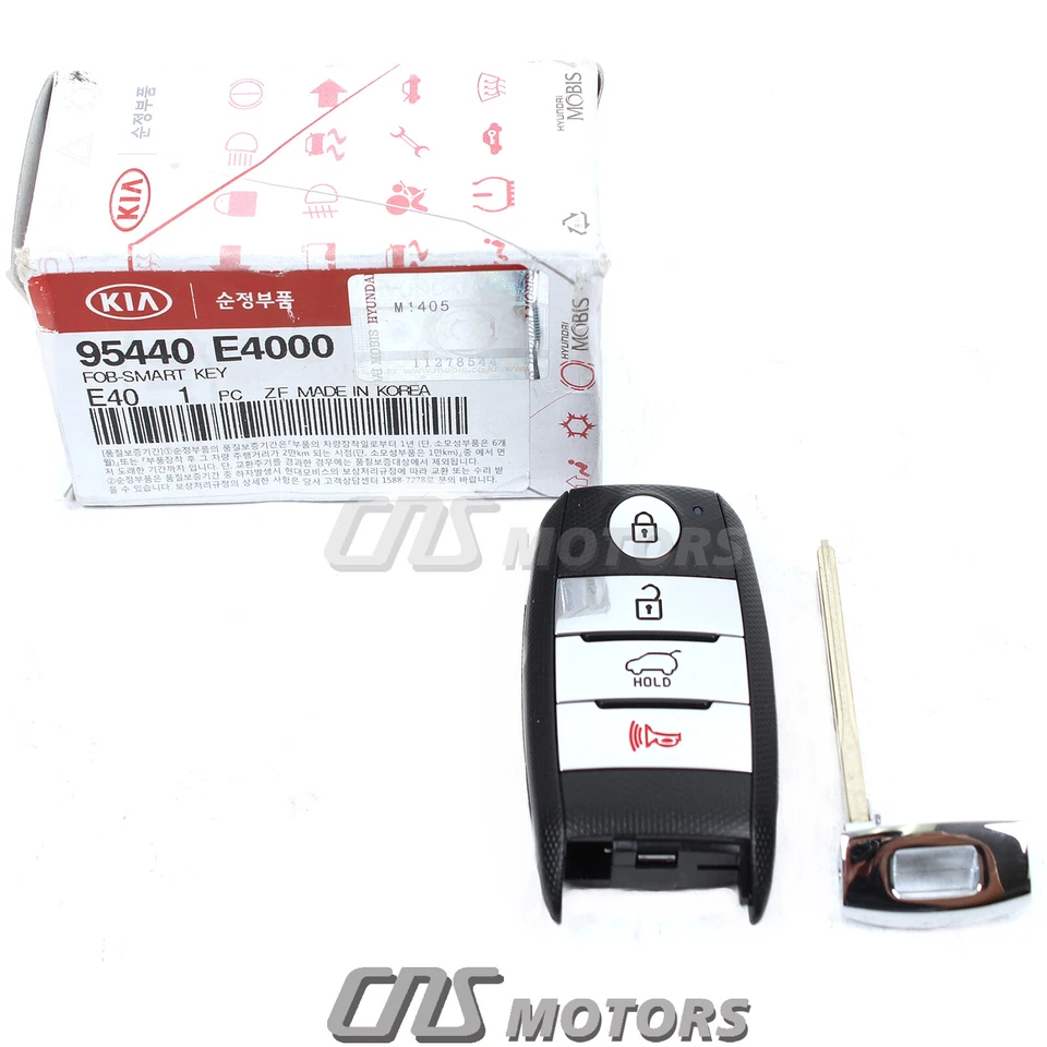 GENUINE FOB Smart Key Keyless Entry Remote for 15-19 Kia Soul EV 95440E4000 Foto 3 de 3