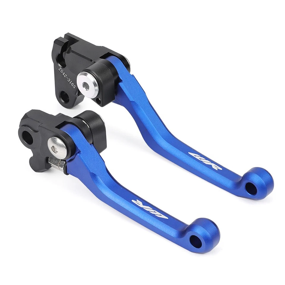 Palancas de embrague de freno de mano pivote CNC manillar para Yamaha WR250F WR450F 2001-2011 Foto 3 de 4