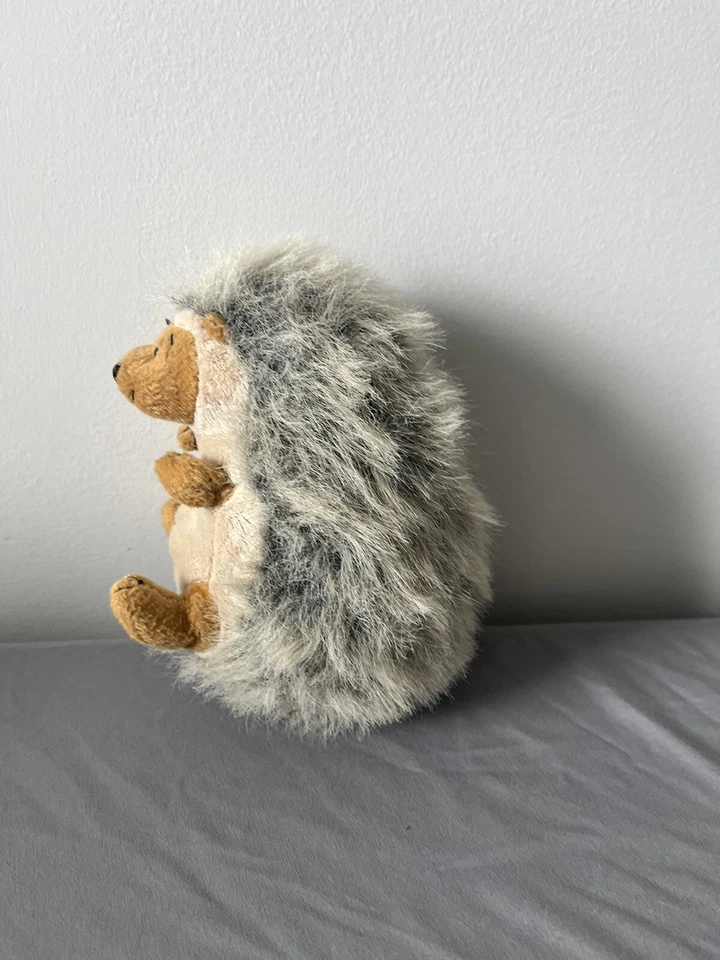 Ganz Webkinz Hedgehog Brown Tan Cute Furry Soft Plush Stuffed Animal Toy 8” GUC - Image 2 of 4