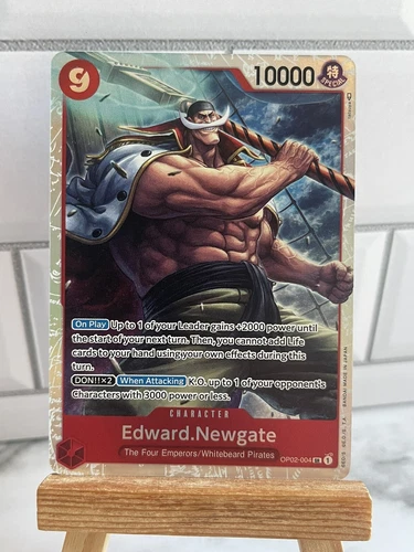 One Piece Card Game Edward.Newgate OP02-004 SR Paramount War English - NM