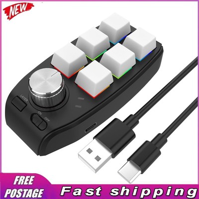 RGB Macro Custom Keyboard Red Switch Mechanical Keyboard Hot Swap for PS Drawing