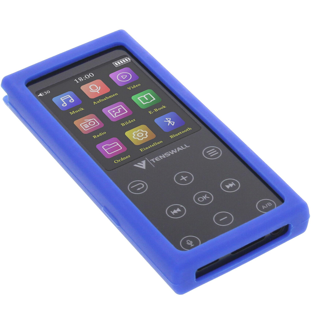 Tasche für Tenswall MP3 Player 16GB Schutz Hülle Silikon Case Silicon