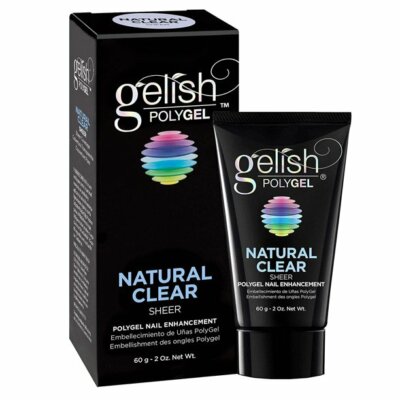 Gelish PolyGel Nail Enhancement Natural Clear Sheer 2oz On Sale
