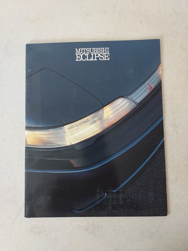 vintage 1991 Mitsubishi Eclipse Car Brochure Catalog 10"x12" Warranty Info