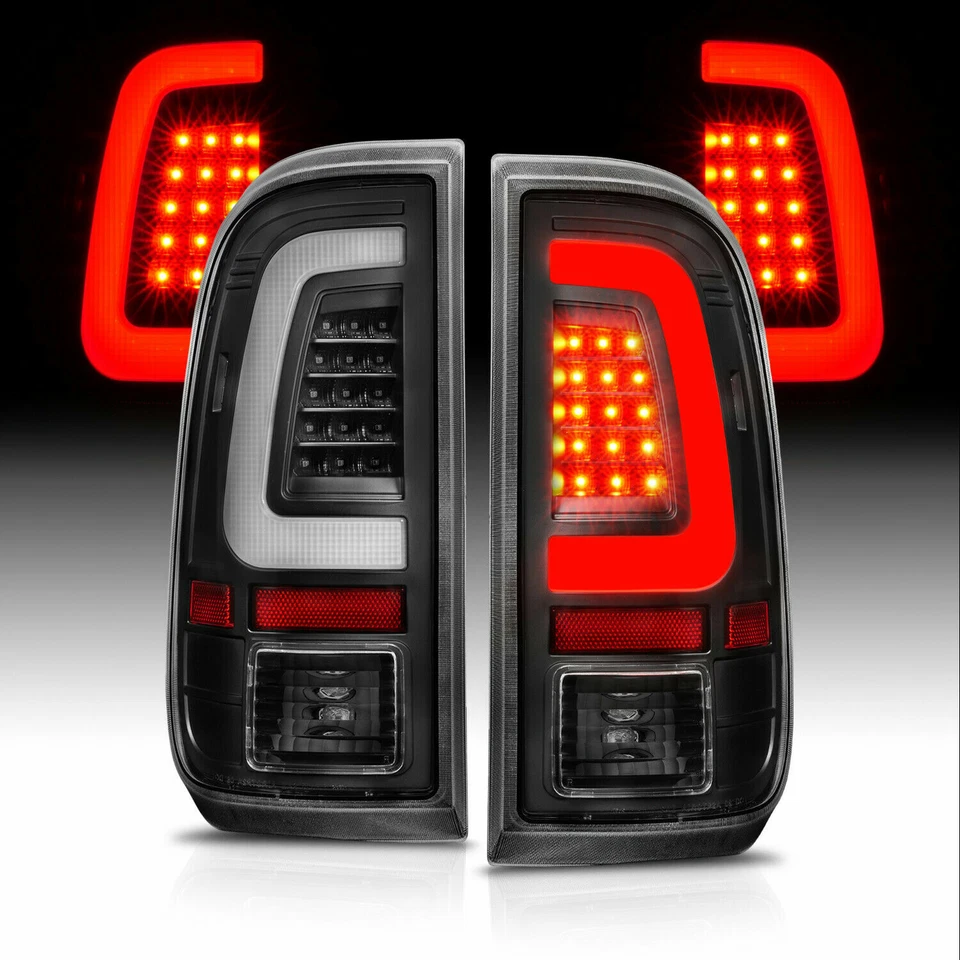 Luces traseras de tubo LED negras para camioneta Ford F150 2004 2005 2006 2007 2008 Foto 2 de 4