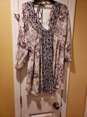 NWT Boutique Style Faithful true Multiple Color Dress Size Medium 
