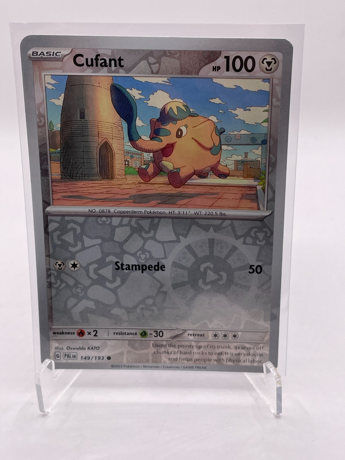 2023 CUFANT Reverse Holo Pokemon #149 Mint