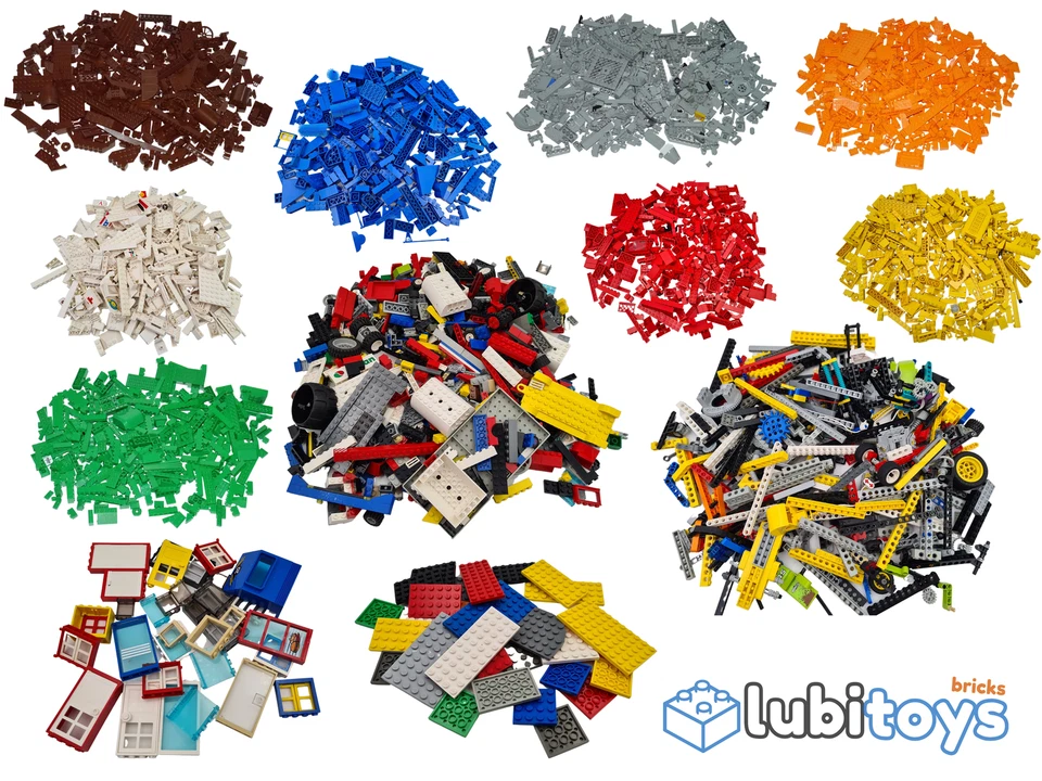 Lego® 250-1000g Kilo kg Steine Platten Sonderteile BRICK Mischung Versch. Farben - Bild 1 von 1