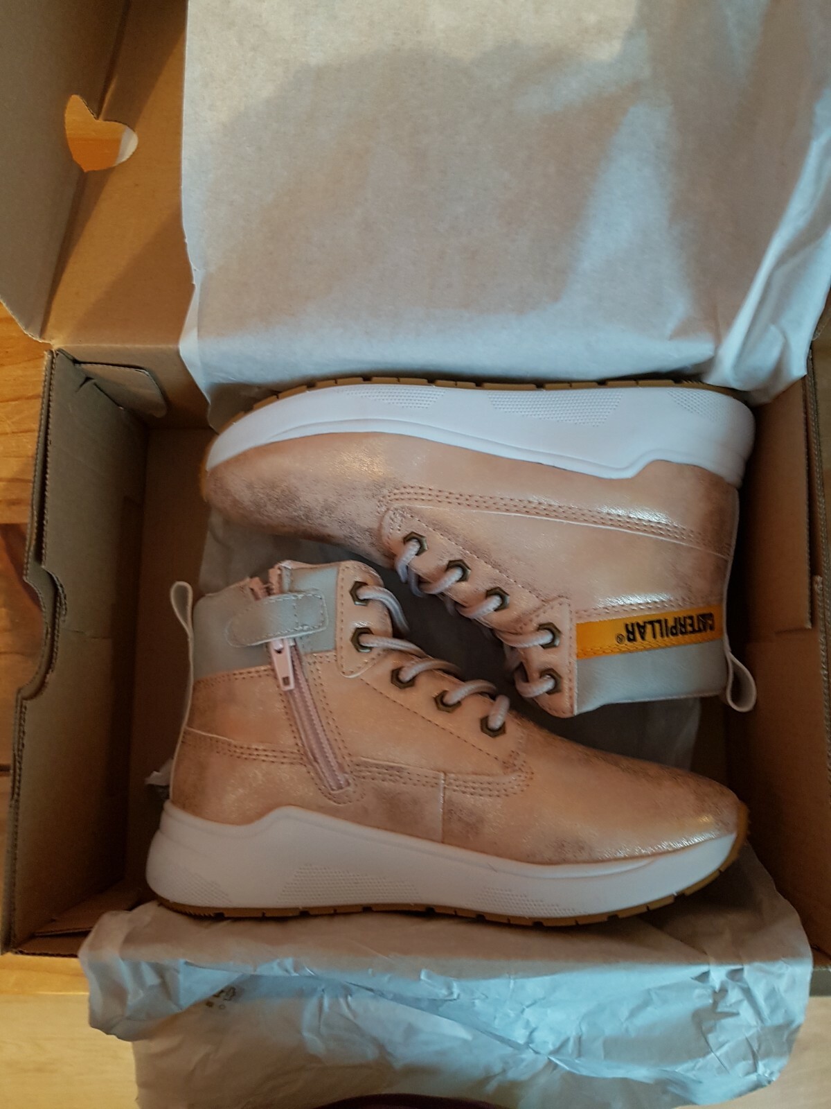 Cat Footwear Unisex Kid's Colmax Ankle Boot Pink 12 UK image 9