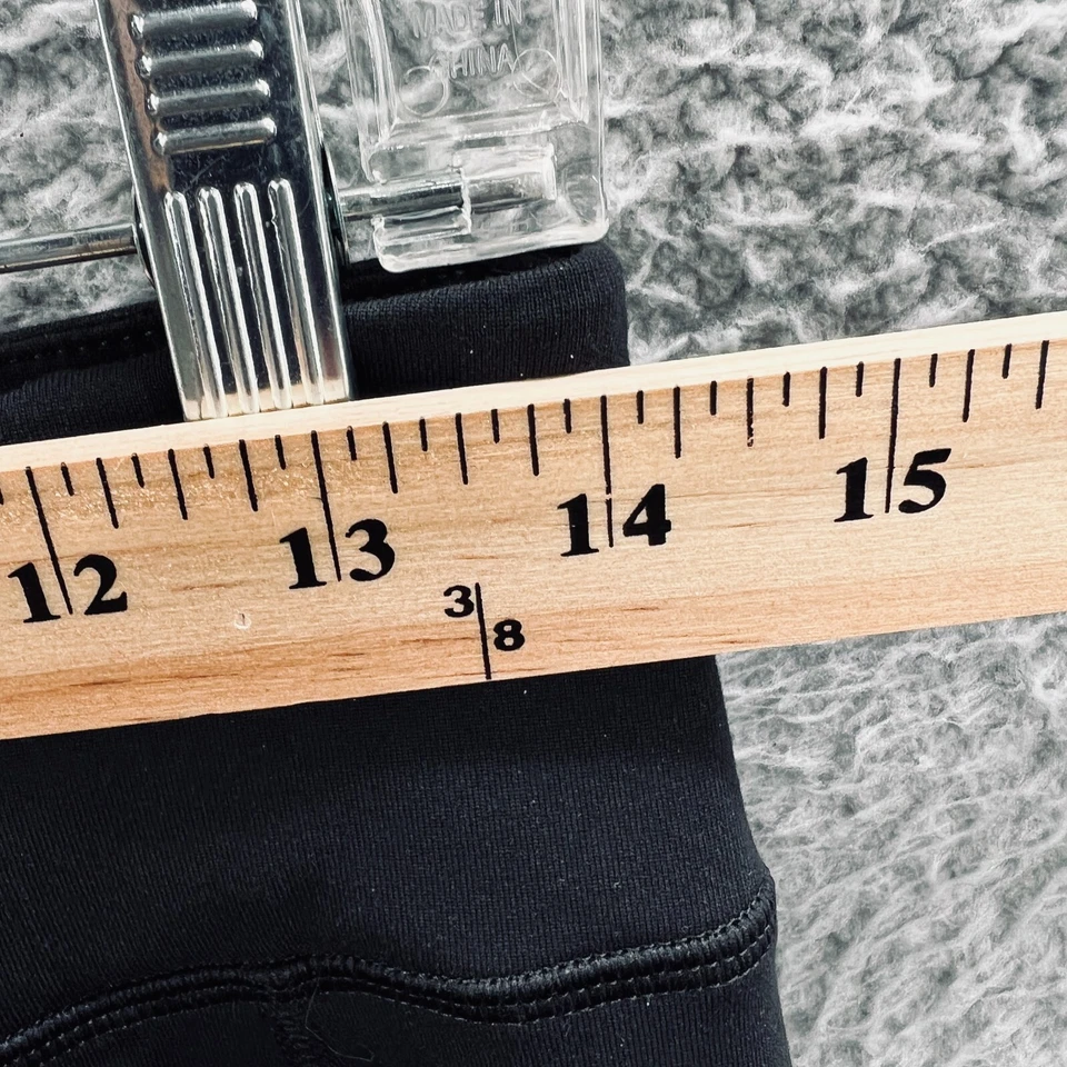 Pantalones deportivos Danskin para mujer medianos 8/10 negros cortos elásticos gimnasio leggings yoga Foto 4 de 4