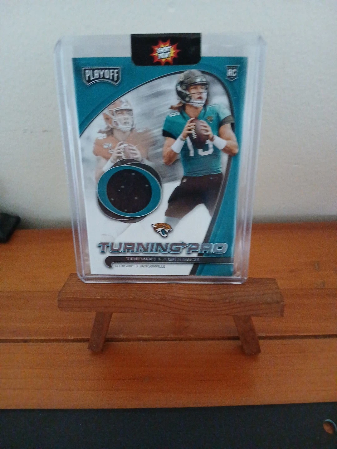 Trevor Lawrence Panini Playoff Turning Pro Memorabilia #TPTLR Base