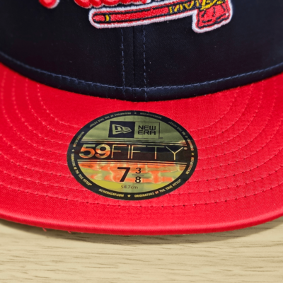 Atlanta Braves New Era 150th Anniversary Hat 59FIFTY Satin 
