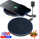 40W Fast Wireless Charger Charging Pad For iPhone 16e 16 15 14 13 12 11 Pro Max