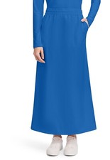 Cherokee Scrubs Women's 3-Pocket Elastic Waist Skirt CK564A ROY Royal Free Ship