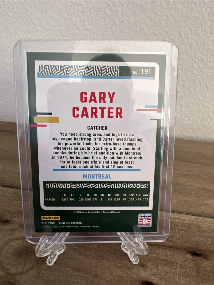 2023 DONRUSS RED /2023 GARY CARTER MONTREAL EXPOS PARALLELS GE-2655 - Image 2 of 2
